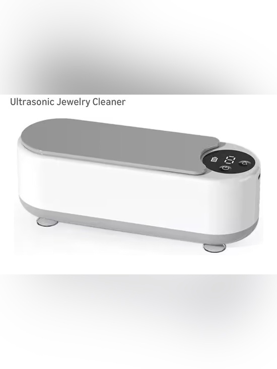 Source Unknown Other - Source Unknown White and Gray Ultrasonic Jewelry Cleaner